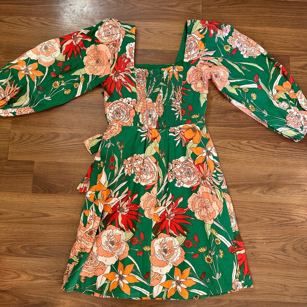 Vince Camuto floral dress.